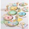 Pastel Celebrations Paper Dessert Plate, Foil Assorted (8/Pkg)